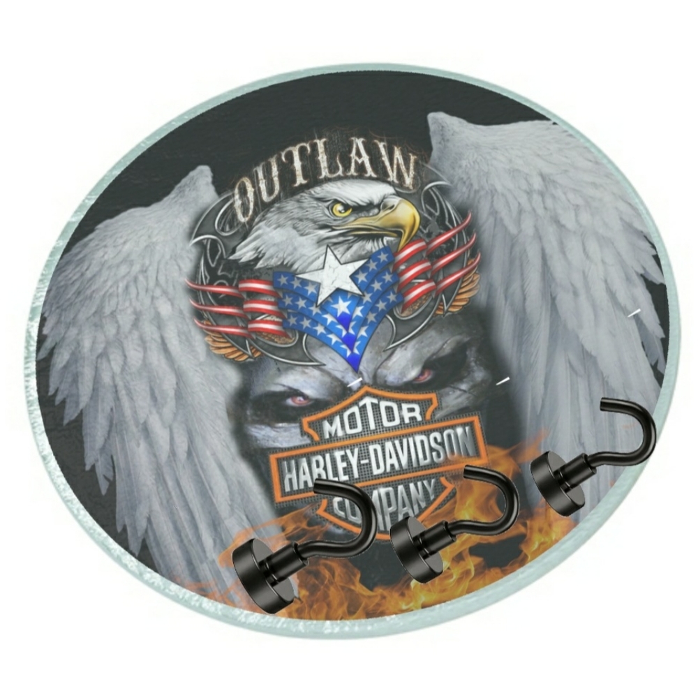 Harley Davidson Tempered glass key holder